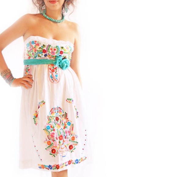 floral embroidered dresses Zahra Tulle Dress & Floral Embroidered Dresses picture color / 16 main image 0